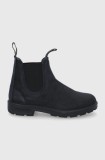 Blundstone Botine din piele &icirc;ntoarsă 1912 bărbați, culoarea albastru marin