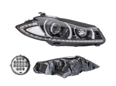 Far JAGUAR XF (X250), 08.2012-12.2015, VARROC, fata, partea dreapta, bi-xenon; cu &amp;amp;#39;lumina de zi&amp;amp;#39; tip LED;tip bec D3S; electric; cu bec descar foto