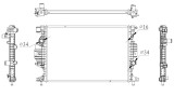 NRF 59284 Radiator, racire motor