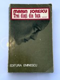 Marin Sorescu - Trei dinti din fata - dedicatie autograf 1977