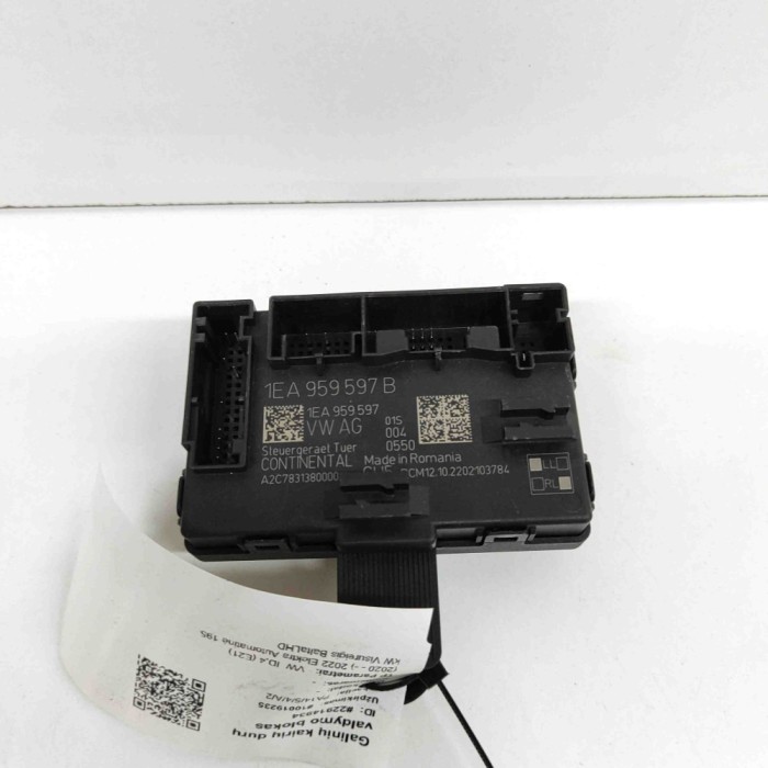 Modul de control ușă st&acirc;nga spate VW ID.4 E21 2022 OEM: 1EA959597B,1EA959597,A2C7831380000 22914934