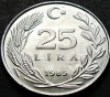 Moneda 25 LIRE - TURCIA, anul 1985 * cod 883 A = A.UNC+, Europa, Aluminiu
