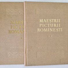 MAESTRII PICTURII ROMANESTI IN MUZEUL DE ARTA AL REPUBLICII POPULARE ROMANE , VOL. I - II , EDITURA DE STAT PENTRU LITERATURA SI ARTA