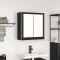 vidaXL Dulap de baie cu oglindă stejar negru 60x21x60 cm