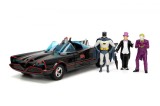 JADA BATMAN SET MASINUTA METALICA BATMOBILE 1:24 SI 4 FIGURINE