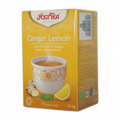 Ceai Bio Ghimbir si Lamaie Yogi Tea 30.60gr