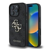 Husa pentru iPhone 16 Pro Max - Guess Hardcase 4G Big Logo (GUHCP16X4GMGGR) - Black