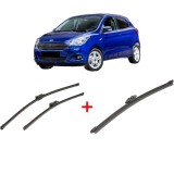 Cumpara ieftin Set 3 stergatoare FORD KA+ III (UK, FK) 2016, pentru parbriz si luneta, Valeo Silencio