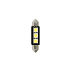 Bec Hyper-Led9 - 3SMD 24/28V sofit 10x39mm soclu SV85-8 2buc - Alb Garage AutoRide foto