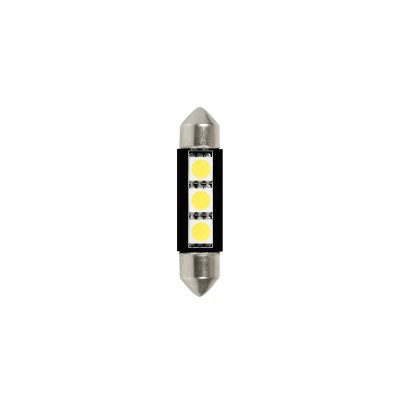 Bec Hyper-Led9 - 3SMD 24/28V sofit 10x39mm soclu SV85-8 2buc - Alb Garage AutoRide foto