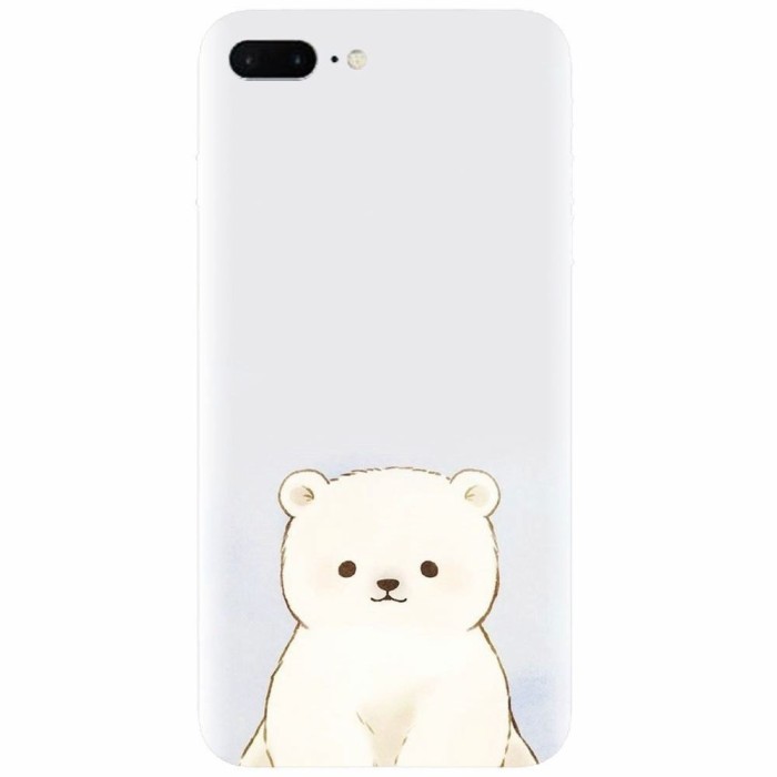 Husa silicon pentru Apple Iphone 7 Plus, Bear