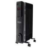 Radiator cu ulei Camry, 7 elementi, 1500 W, afisaj LED mare si lizibil, telecomanda