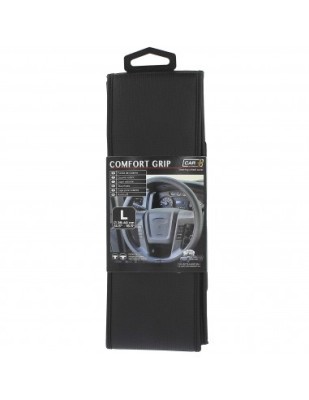Husa Volan Confort Grip neagru marimea cusatura neagra L 39- 40 cm foto