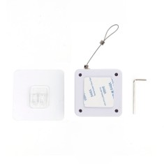 Inchizator automat Techstar&reg;, Franghie de Otel P12, Pentru Usi, Ferestre, Alb