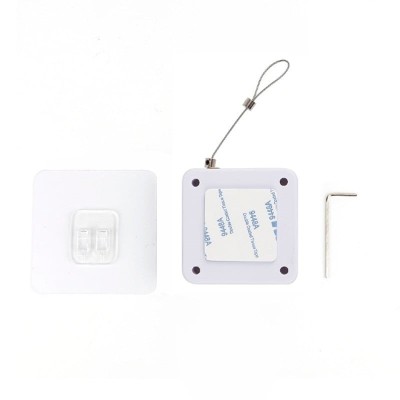 Inchizator automat Techstar&amp;reg;, Franghie de Otel P12, Pentru Usi, Ferestre, Alb foto