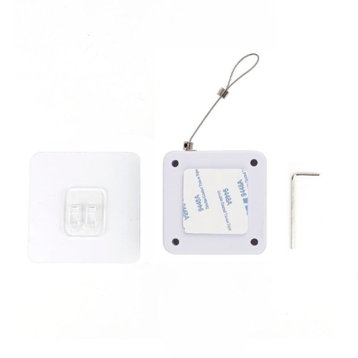 Inchizator automat Techstar&reg;, Franghie de Otel P12, Pentru Usi, Ferestre, Alb