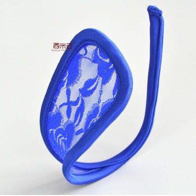 GS574-4 Chilot invizibil c-string cu dantela florala foto
