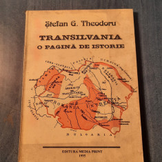 Transilvania o pagina de istorie Stefan G. Theodoru