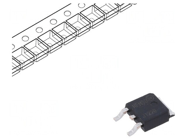 Tranzistor NPN Bipolar Darlington 100V 8A 1,75W DPAK - Componentă Electronică pentru Circuit Integrat