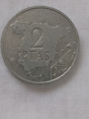 2 pesetas 1982 foto