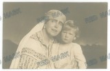 5825 - Queen MARY, Maria &amp; Prince MIHAI, Regale, Royalty, Romania - old postcard - unused
