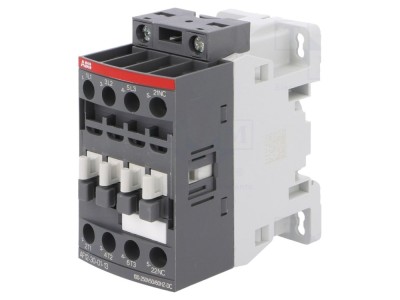 Contactor 3-polar 12A, 45mm foto
