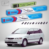 Cumpara ieftin Ștergătoare Honda Shuttle Gen I (RA1/RA3) MPV 1994-2001 | Set Față și Spate Flat Premium &ndash; TeamCar&reg;