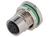 Soclu M12 THT IP67 250V 3 PIN Mamă CANopen