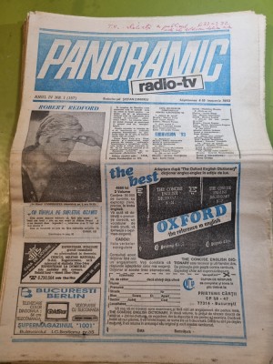panoramic radio tv 4 -10 ianuarie 1993 foto