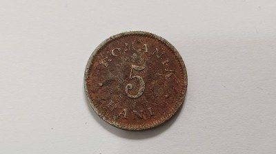 Romania -5 BANI 1900 foto