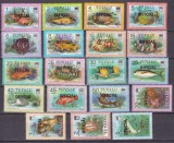 Tuvalu 1981 fauna marina MI 1-19 supratipar Official MNH