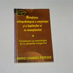 Metafizica astropsihologica a constiintei si a legaturilor ei cu inconstientul