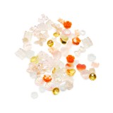 Figurine 3D volumetrice pentru manichiură, set de 50 bucăți D12