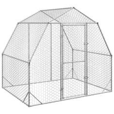 Pui de gaina 2,5x2x2,25 m Otel galvanizat foto