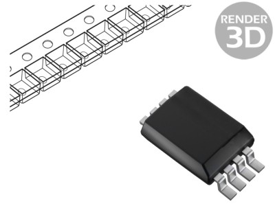Buffer digital SMD, 4 ieșiri foto