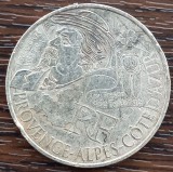 (A154) MONEDA DIN ARGINT FRANTA - 10 EURO 2012, PROVINCIA ALPES-COTE D&#039;AZUR, Europa