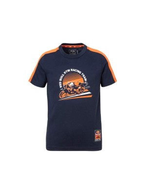 Red Bull KTM tricou de copii Grid navy - 164 CM foto
