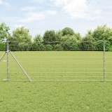 VidaXL Gard de c&acirc;mp 1x50 m Oțel galvanizat