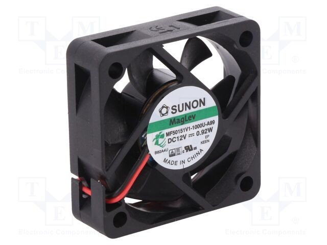 Ventilator DC axial 12V 50x50x15mm 28,73m3/h 33dBA SUNON Vapo