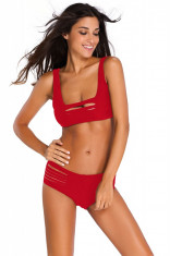 SW989-3 Costum de baie tankini, cu bustiera si boxeri foto