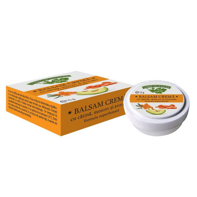 Balsam Crema cu Catina, Morcovi si Avocado 15 grame Manicos foto