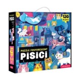 Cumpara ieftin Puzzle Fosforescent - Pisici