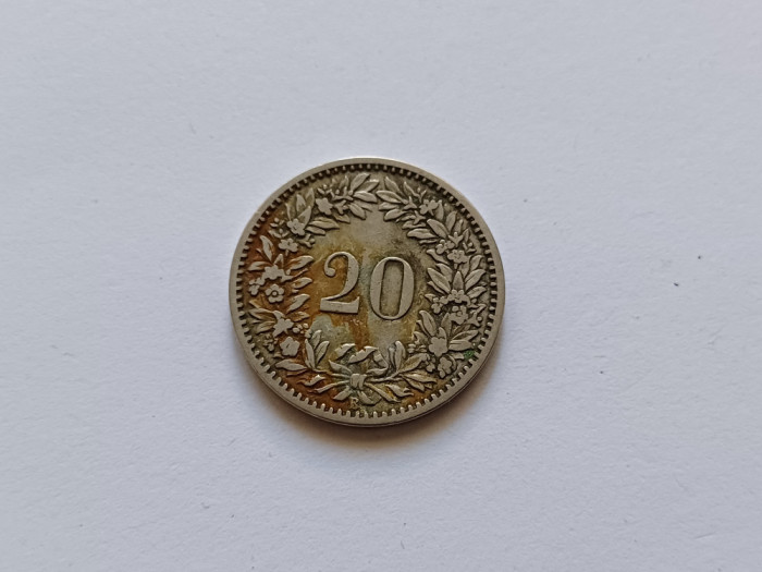 Elvetia - 20 Rappen 1883