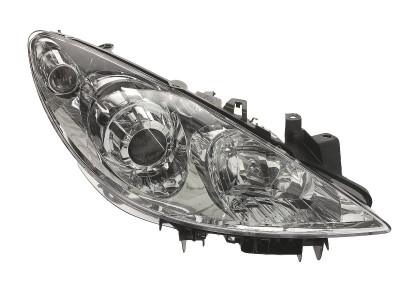 Far PEUGEOT 307 (3 ), 09.2005-09.2007, MAGNETI MARELLI, fata, partea dreapta, tip bec H1+H7; electric; cu motor; foto