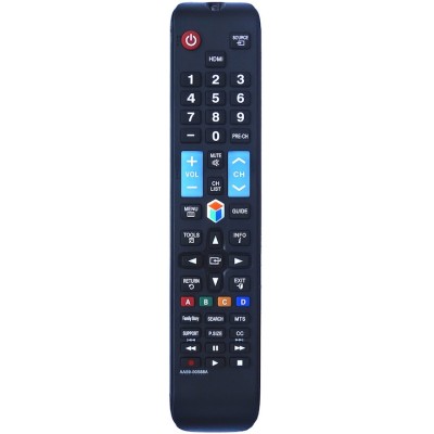 Telecomanda LCD Samsung BN59-00588A, neagra cu functiile telecomenzii originale foto
