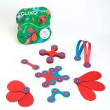 Set de construit cu magnet Clixo Itsy pack Flamingo-Turquoise 18, Clics toys