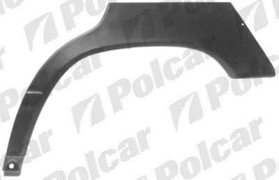 Segment reparatie aripa spate spate MERCEDES Clasa E W124, 12.1984-06.1996 model cu 4 usi, partea dreapta, foto