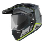 Cumpara ieftin Casca adventure/touring/off road Axxis model Wolf DS Roadrunner B2 gri lucios &ndash; tip viziera: MT-V-20 XL (61/62cm)