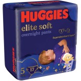 Scutece chilotel de noapte Huggies Elite Soft Pants Overnight 5, 12-17 kg, 17 buc