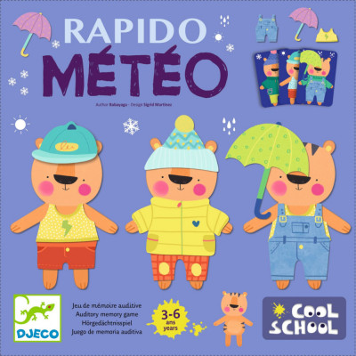 Rapido Meteo, joc de memorie Djeco foto